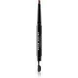 MUA Makeup Academy Brow Define svinčnik za obrvi s krtačko odtenek Dark Brown Cene