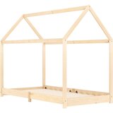 Maison Chic Otroška postelja - Otroški ležaj - Otroški posteljni okvir iz trdne borovine 90x200 cm, (21698368) Cene