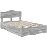  Konstrukcija postelje Siva Sonoma 120 x 200 cm Konstruiran les, (5000102428) | Shoptok.si