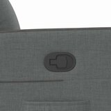  Naslonjač Tamno siva 69 x 86 x 100 cm tkanina | shoptok.hr