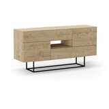 Marckeric Niska komoda u dekoru hrasta u prirodnoj boji 145x82 cm Titan – | shoptok.hr