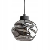  Luster na sajli ZULIA 1xE27/15W/230V crna/zadimljena crna | Eponuda.com