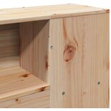  Krevet s regalom za knjige bez madraca 200 x 200 cm od borovine | shoptok.hr