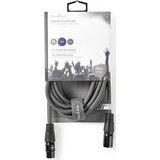 Nedis COTH15010GY50, Balansirani audio kabl, XLR 3-pinski muški, XLR 3-pinski ženski, Niklovani, 5,00 m Cene