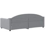 vidaXL Dnevni krevet svjetlosivi 90 x 190 cm od tkanine | shoptok.hr
