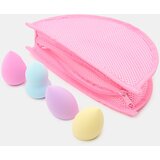 Sinsay Set od četiri spužvice za make-up s mrežastim etuiom | shoptok.hr