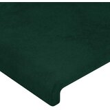  LED uzglavlje tamnozeleno 93x16x118/128 cm baršunasto | shoptok.hr