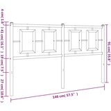  Kovinsko posteljno vzglavje črno 140 cm, (21142376) | Shoptok.si