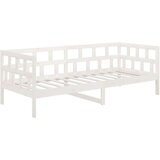  Dnevna postelja bela trdna borovina 90x200 cm, (20601190) | Shoptok.si
