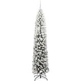 vidaXL Umestno božično drevo Zelena 210 cm PVC in Jeklo in Plastika | Shoptok.si