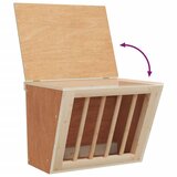 Hranilica za sijeno za zečeve 25x18,5x20,5 cm masivna jelovina | Eponuda.com