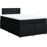  Krevet box spring s madracem crni 120 x 190 cm od tkanine | shoptok.hr