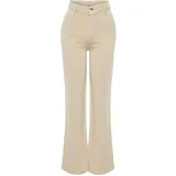 Trendyol Beige Low Waist Wide Leg Jeans