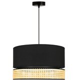  Duolla - Visilica na sajli DOUBLE RATTAN 1xE27/15W/230V Ø 40 cm crna/bež | Eponuda.com