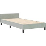  s opruga kutije Svjetlosiva 100 x 200 cm Baršun | shoptok.hr