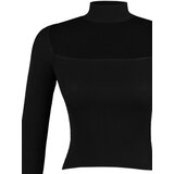 Trendyol Ženski džemper Knit black | ePonuda.com