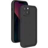 AVIZAR Ohišje za iPhone 13 Silikonsko ohišje Mehak dotik z dvignjenimi robovi, Črna, (5000012535) | Shoptok.si