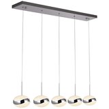 Schuller Lipse LED obeska svetilka, 5L, Chrome, (21006521) | Shoptok.si