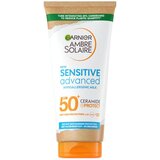Garnier Ambre Solaire mleko za sončenje z zaščitnim faktorjem SPF50 - Sensitive Milk SPF50 Cene