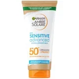 Ambre Solaire mleko za sončenje z zaščitnim faktorjem SPF50 - Sensitive Milk SPF50