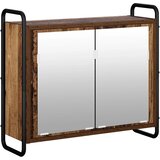  Set ormarića za kupaonicu 3 kom. Staro drvo 40 x 36 x 181 cm - Staro drvo Ormarić za umivaonik (1 vrata i 1 polica) + viseći orm | shoptok.hr