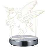 Tri O Namizna svetilka LED v svetleči srebrni barvi (višina 17 cm) Karo - Trio Cene