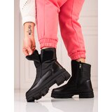 SHELOVET Black women's snow boots with Velcro Sokolski Cijene