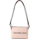 Calvin Klein Jeans Torba za čez ramo pastelno roza / črna