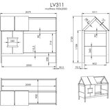  dječji krevet Finn Low s ladicom - bijeli - 200*90 cm | shoptok.hr