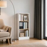 MID.YOU REGAL 52/114/30 cm bela, medeni hrast | Shoptok.si