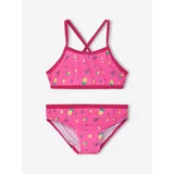 name it Pink Girly Patterned Swimwear Ziza - Girls
