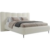 MID.YOU OBLAZINJENA POSTELJA 180 cm x 200 cm , les, tekstil, leseni material krem barve | Shoptok.si