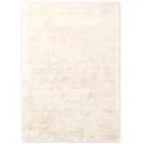 Ručno rađen tepih viskozan boje slonovače 80x150 cm Noemi –