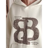 DStreet Bluza damska oversize z kapturem LITESSO beżowa | Shoptok.si