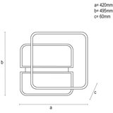  LED prigušiva plafonska svetiljka LED/95W/230V 3000-6500K bela + daljinski upravljač | Eponuda.com
