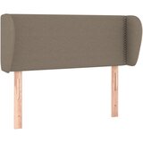 Maison Chic posteljno vzglavje - vzglavna omarica - nočna omarica z ušesi taupe 83x23x78/88 cm blago, (21712232) Cene