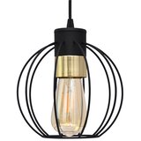  Luster na sajli STARLIGHT 1xE27/15W/230V crna/zlatna | Eponuda.com