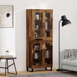  Visok predalnik 2 pcs Star les Inženirski les in steklo, (5000108533) | Shoptok.si
