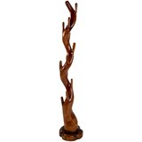 Deco Pleasure Vješalica od egzotičnog drveta u prirodnoj boji Suar - | shoptok.hr