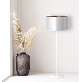  duolla - podna lampa cannes 1xE27/15W/230V prečnik 45 cm srebrna/bakrena/bela | Eponuda.com