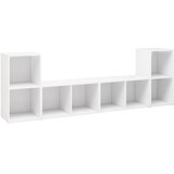 TV ormarići 4 kom bijeli 72 x 35 x 36,5 cm konstruirano drvo | shoptok.hr