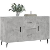  Komoda siva boja betona 100x36x60 cm od konstruiranog drva | shoptok.hr