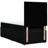 Box spring krevet s madracem crni 80 x 200 cm od tkanine | shoptok.hr