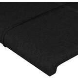  Uzglavlje crno 103 x 16 x 118/128 cm od tkanine | shoptok.hr