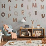  Foto tapeta - Letters in Soft Colours 500x350 Vodootporna | shoptok.hr