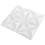  Zidne panele 24 pcs Origami bijela 50 x 50 cm XPS pjena | shoptok.hr