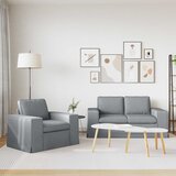 Set sofe 2 pcs Svijetlo siva 162 x 80 x 82 cm tkanina | Eponuda.com