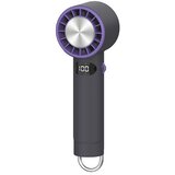 INF Ročni termoelektrični hladilni ventilator — 3000 mAh polnilni, 100-stopenjska nastavljiva hitrost, digitalni LED zaslon, zložljiv z obešalno klj, (5000286531) | Shoptok.si