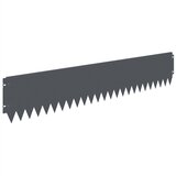  Ograda oko Travnjaka 10 pcs 103 x 20 cm Čelik Antracit | shoptok.hr