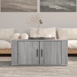 vidaXL Klubska mizica siva sonoma 80x50x36 cm inženirski les Cene